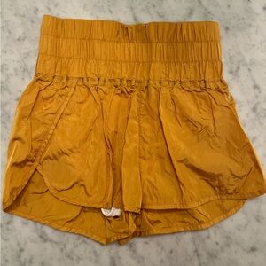 FP Movement by Free People Mustard Yellow Athletic Shorts